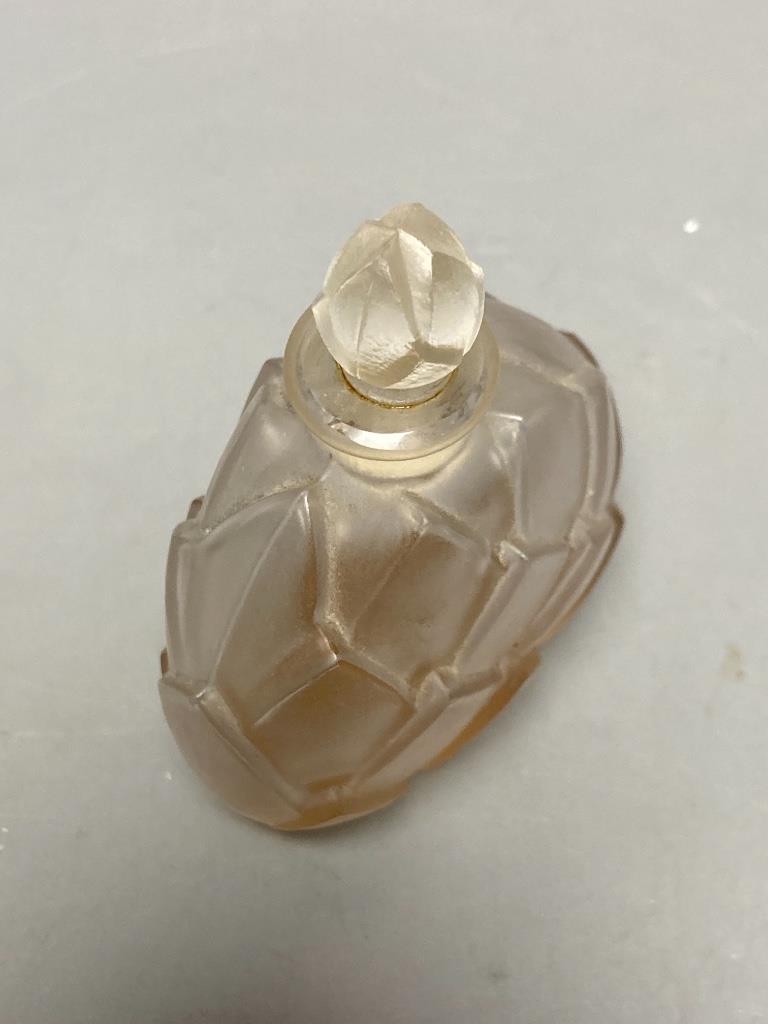 A Lalique Marquila perfume bottle